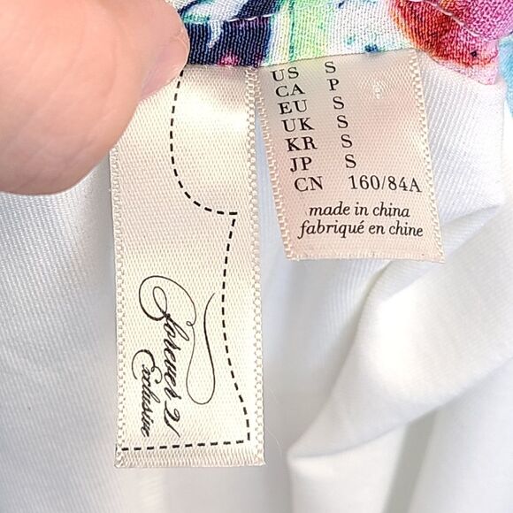 Forever 21 Exclusive Tropical High Low Back Cutout Dress S - Picture 16 of 16